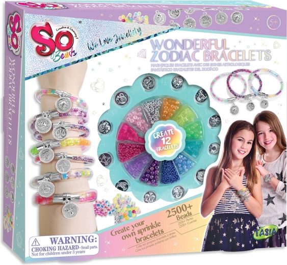Tasia set pentru realizarea brățărilor cu semnele zodiacului