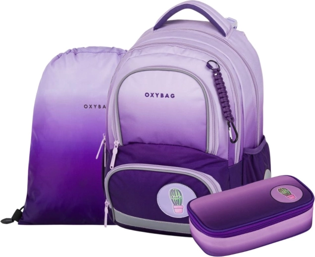 Set școlar Oxybag OXY NEXT Purple, 3 piese