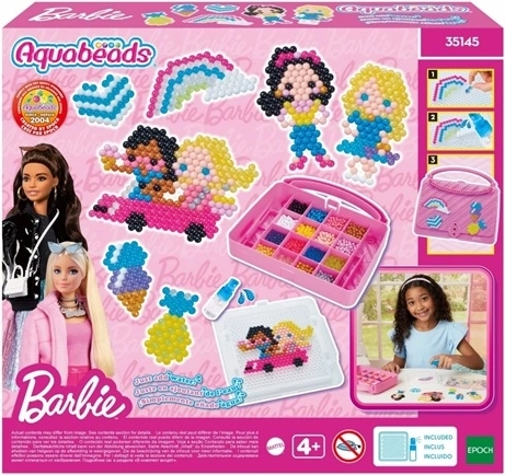 Valiză creativă Aquabeads Barbie