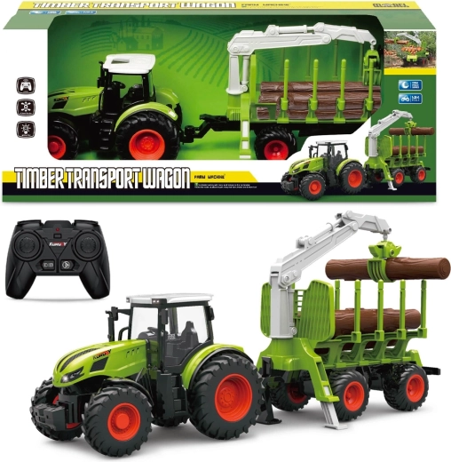 Tractor fermă RC 1:24 cu lumină și sunet