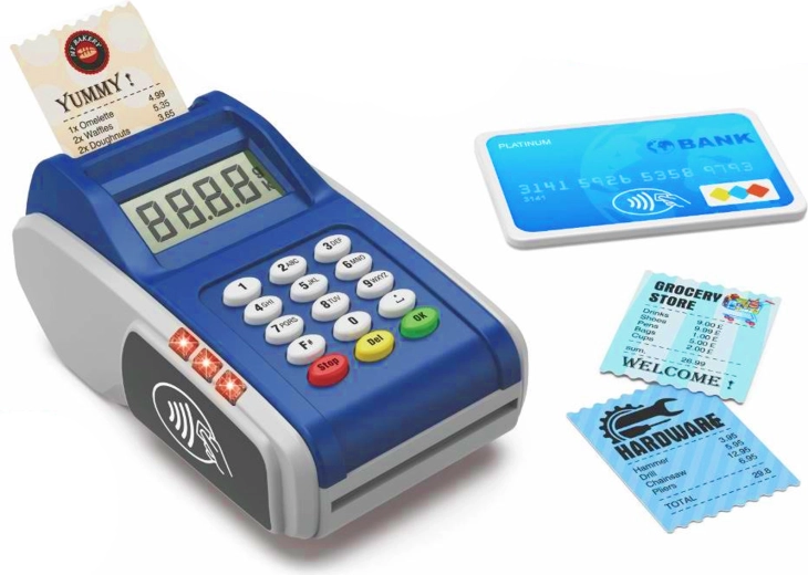Terminal de plată electronic pentru copii, pentru carduri - 1 bucată