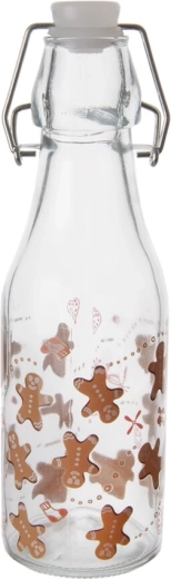 Sticlă din sticlă cu dop tip clemă „Perníček” 0,29 l