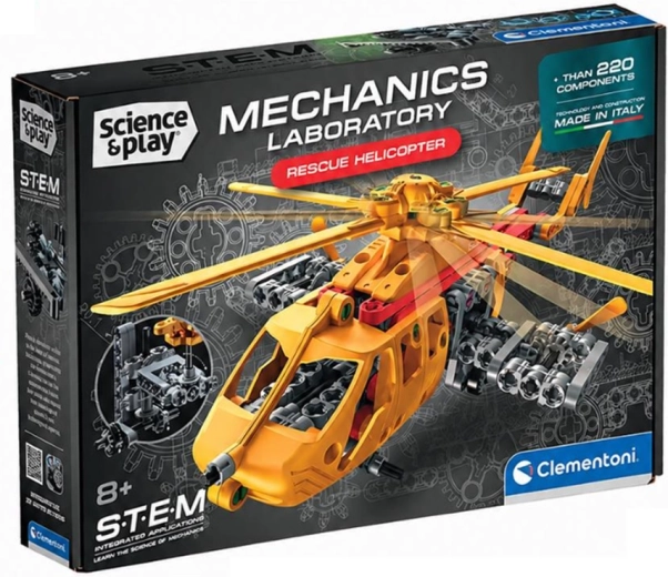 Clementoni Science & Play laborator mecanic: elicopter de salvare