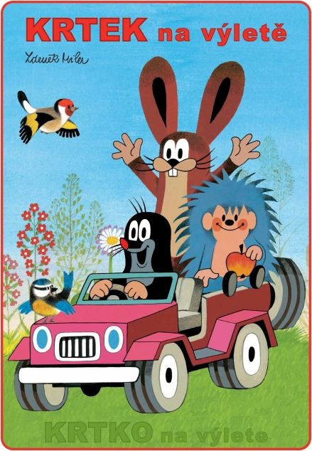 Carte de colorat A5 Cârtița în excursie