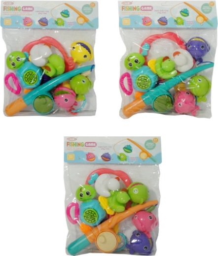 Jucărie de baie – undiță cu pești și accesorii