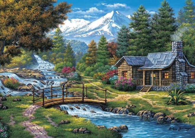ART PUZZLE Puzzle Două cascade 2000 piese