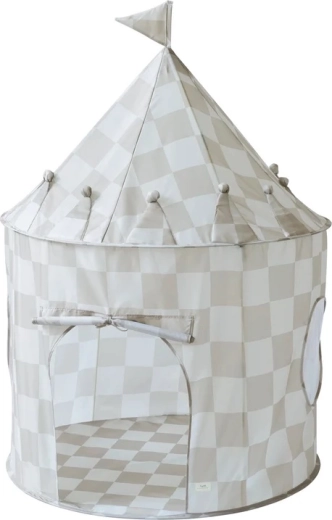 Cort pentru copii 3 Sprouts recycled checkerboard beige