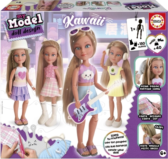 Educa My Model doll design set creativ kawaii