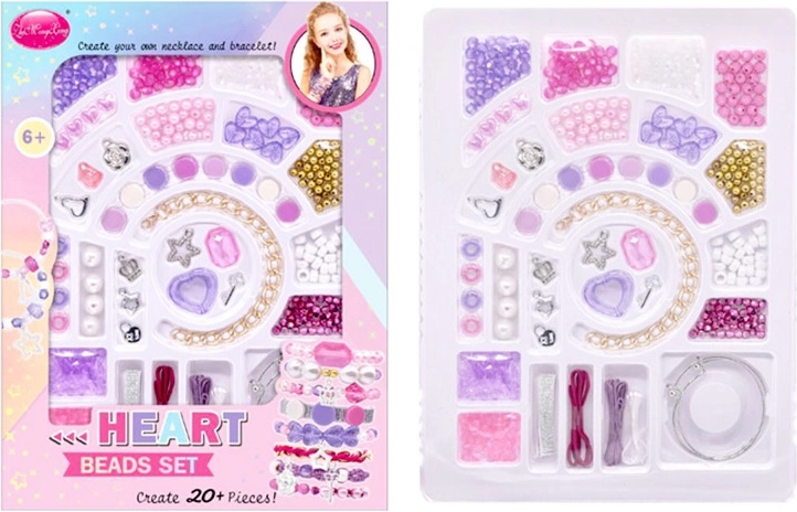 Mărgele colorate pentru confecționarea brățărilor pentru copii