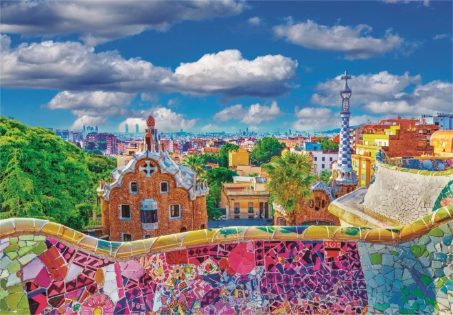 Puzzle 1000 piese Park Güell Barcelona