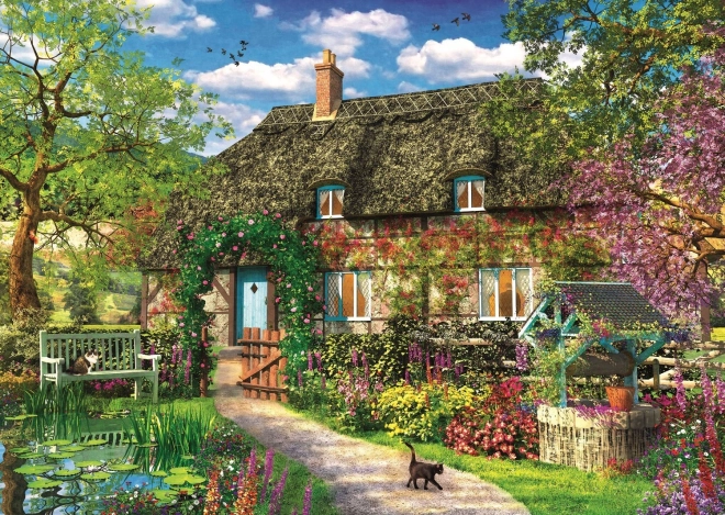 Puzzle 2000 piese - Căsuța de la țară