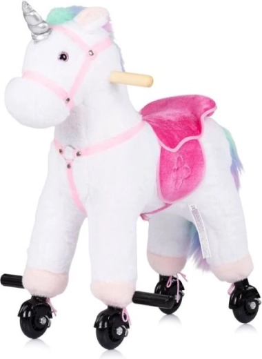 Unicorn de pluș Chipolino pe roți