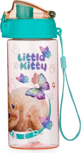 Sticlă de apă pentru copii OXY CLICK 500 ml Pisică