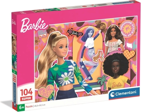 Puzzle Clementoni Super Barbie 104 piese