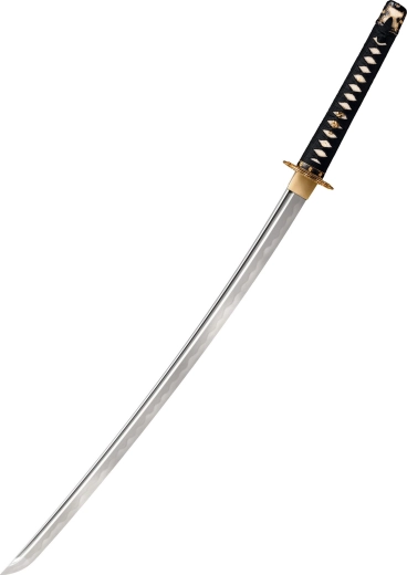 Cold Steel Tachi katana din oțel damasc, 76,2 cm, teacă din lemn lăcuit