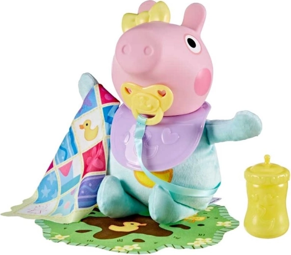 Peppa Pig bebeluș interactiv Evie păpușă de pluș 28 cm