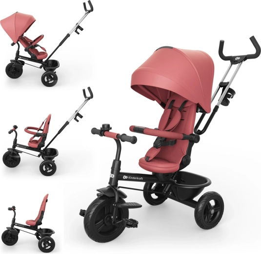 Tricicletă Kinderkraft Aston 2 Plus roz