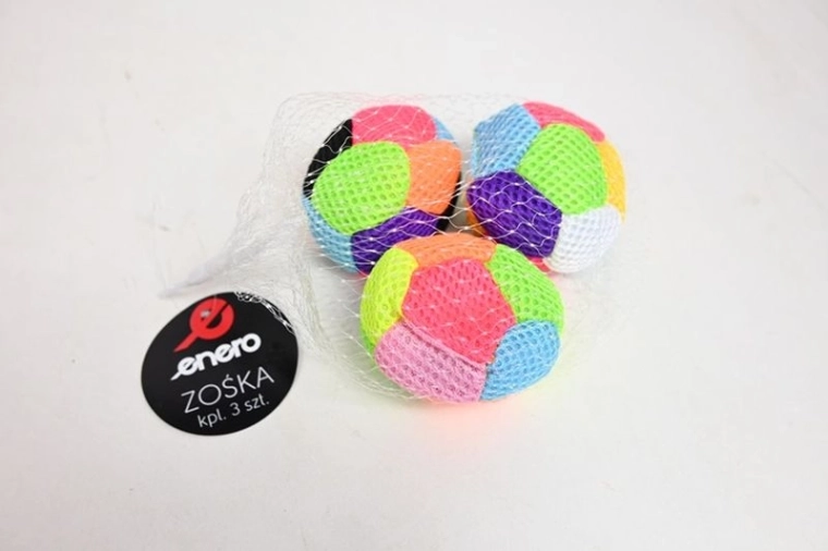 Enero zoșcă (footbag) set colorat 3 buc.