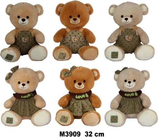 Ursuleț de pluș de 32 cm - 1 bucată