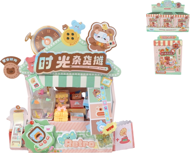 Chioșc retro Kawaii – mini set de construcție