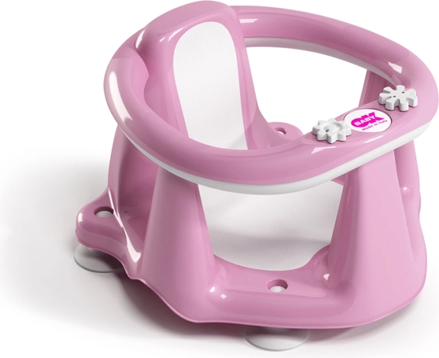 Ok Baby scăunel antiderapant pentru cadă Flipper Evolution pink (6–15 luni)