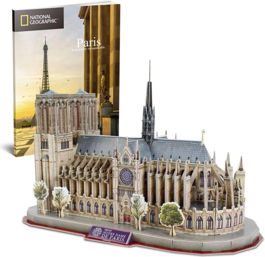 Puzzle 3D NG Notre Dame 128 piese