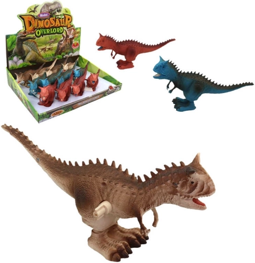 Dinozaur săritor cu mecanism cu arc 20 cm - 1 bucată