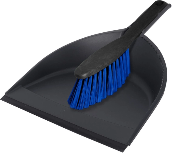 Perie și făraș cu margine din cauciuc AZUR, mix de culori