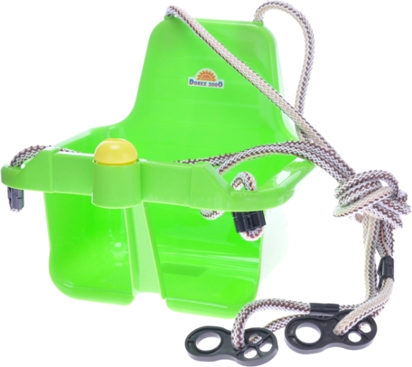 Leagăn pentru copii cu claxon, verde (18+ luni)