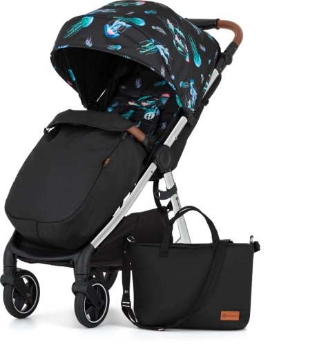 Petite&Mars cărucior sport Royal3 silver limited 100 jellyfish