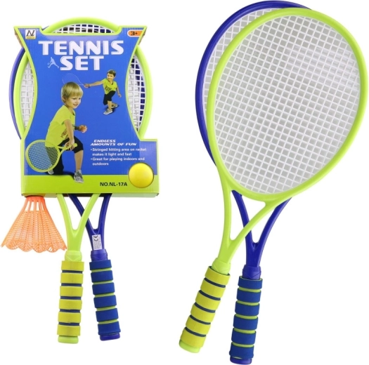 Set pentru copii de rachete cu minge și fluturaș de badminton 56,5 cm - 1 bucată