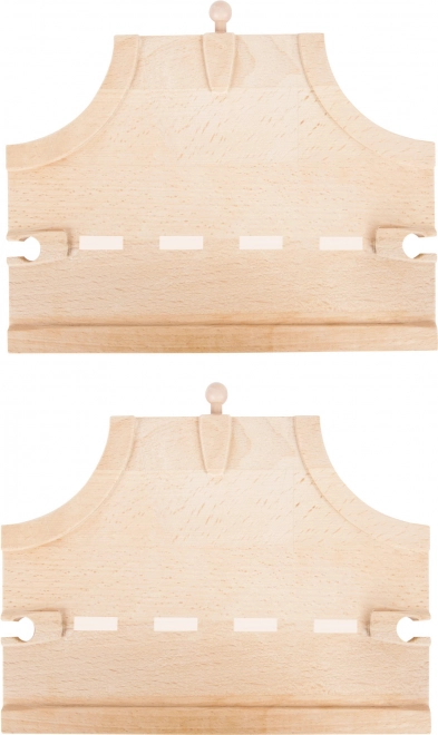 Small foot pistă auto din lemn – intersecție în T