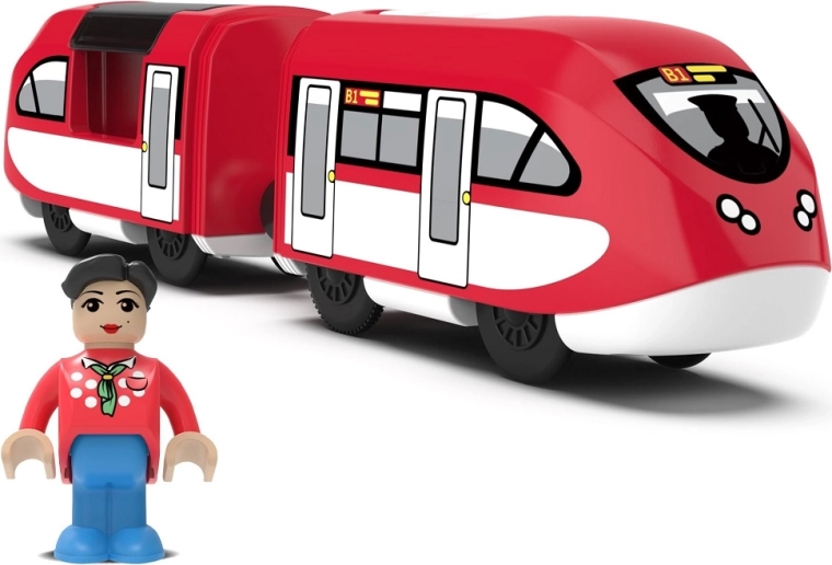 Tren electric urban cu mecanic 2Kids Toys