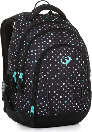 Bagmaster Supernova 23 rucsac pentru elevi/studenți negru-turcoaz