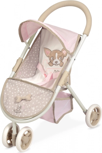 Cărucior sport tricot pentru păpuși Didi 55 cm