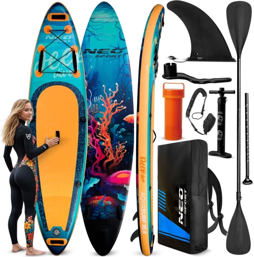 Paddleboard gonflabil Aquasurf 10'6 cu accesorii