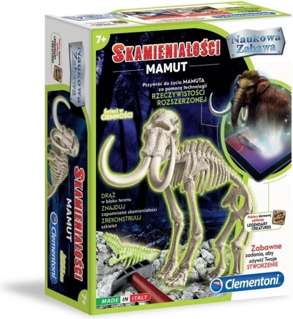 Set educativ despre fosile de mamut