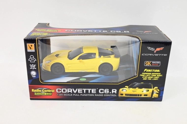 Mașină RC Corvetta galbenă