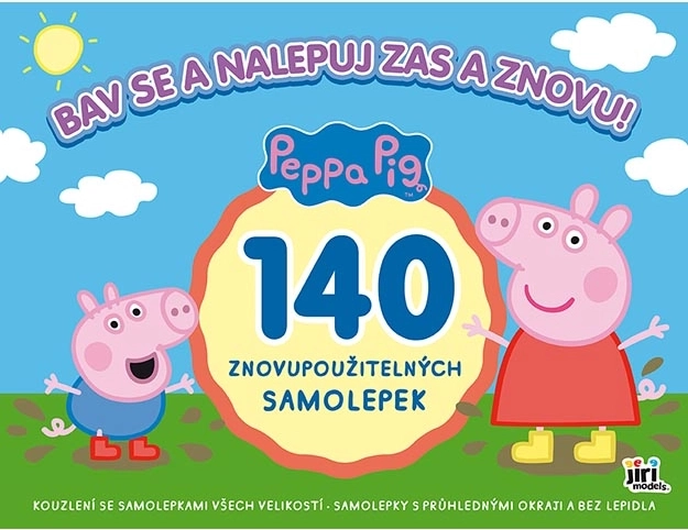 Purcelușa Peppa – distracție cu autocolante reutilizabile