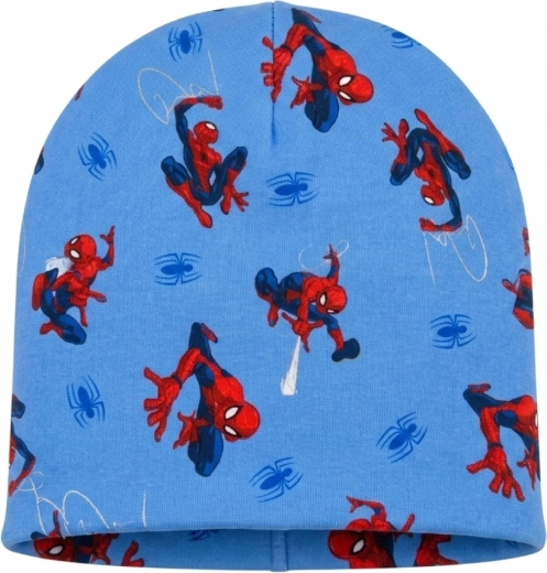 Căciulă de tranziție din bumbac Marvel Spider-Man, albastră