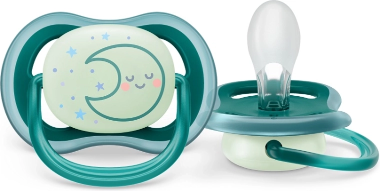 Philips Avent suzetă Ultra Air de noapte 6–18 luni, 1 buc