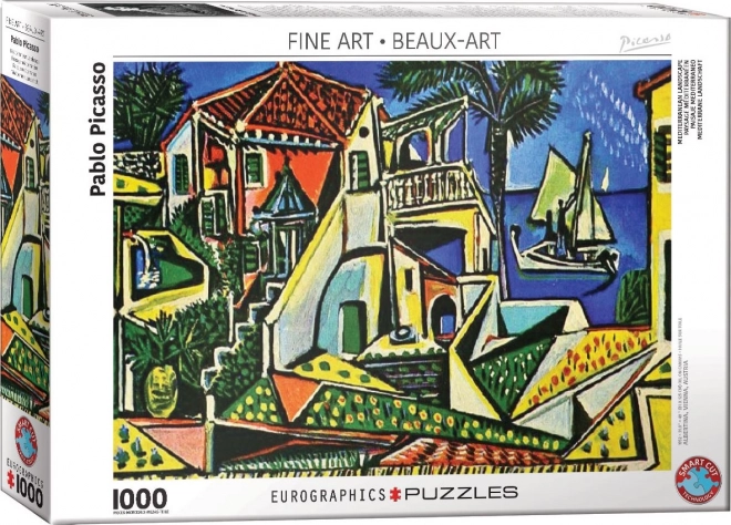 Puzzle Peisaj mediteranean 1000 piese EUROGRAPHICS