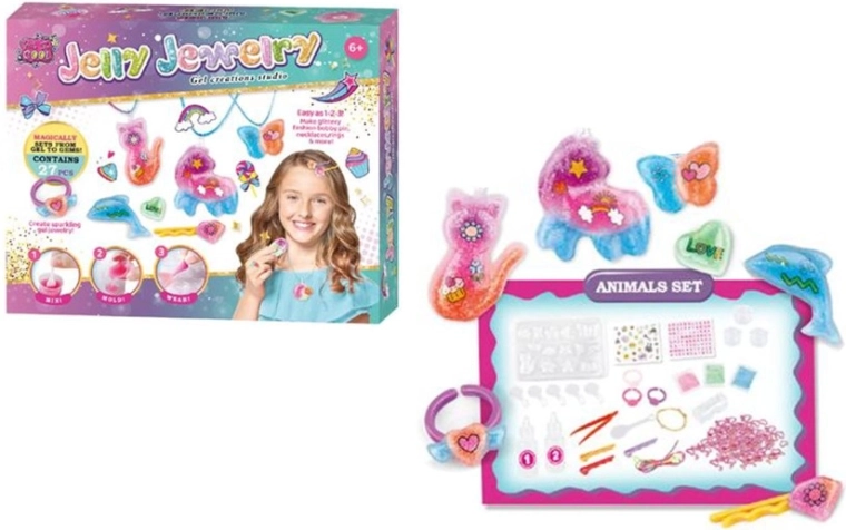 Set creativ pentru confecționarea pandantivelor și bijuteriilor din gel