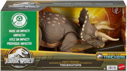 Jurassic World Triceratops – figurină ecologică cu funcții AR