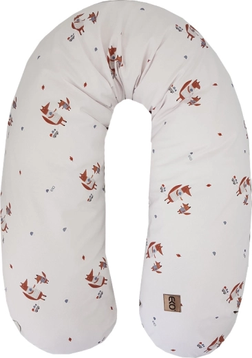 Pernă de alăptare EKO velvet Fox 180 cm