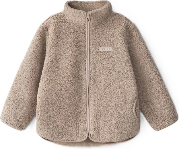 Jachetă fleece Leokid Theo Almond Milk măr. 116