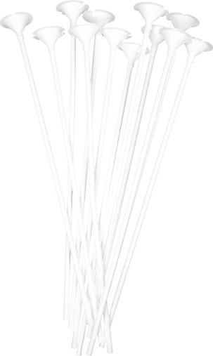 Bețe de hârtie pentru baloane, 18 buc.