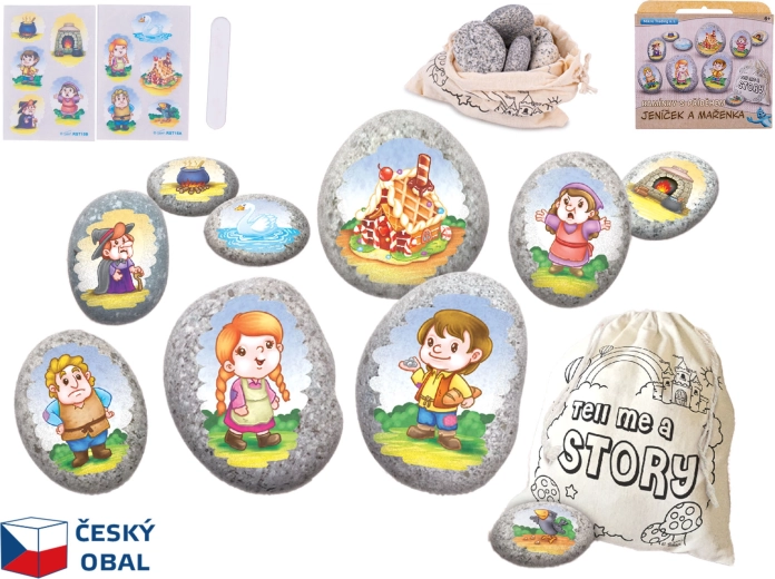 Set creativ cu pietricele Hansel și Gretel
