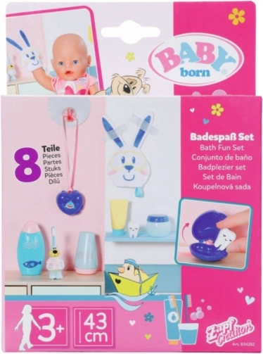 Set de baie și periaj BABY born pentru păpuși