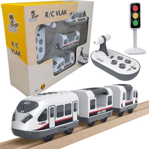 BABU tren RC cu efecte sonore și luminoase